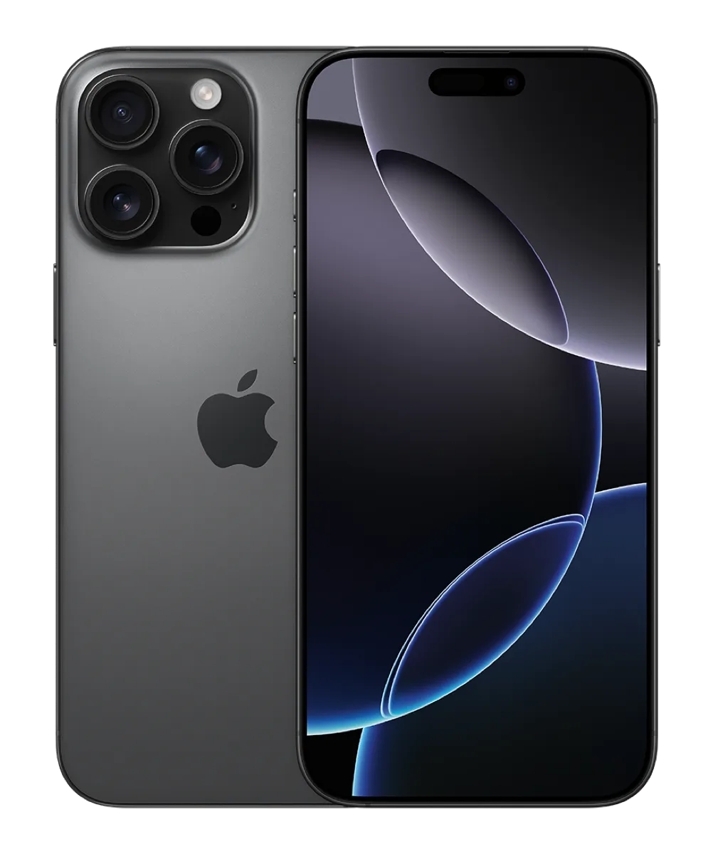 iPhone 16 Pro Max, front and back