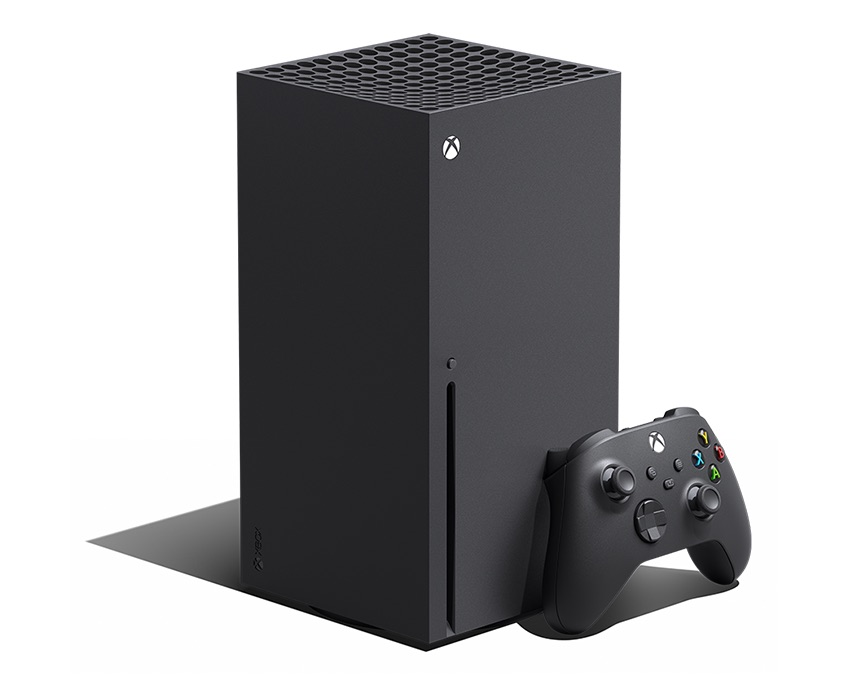 An Xbox Series X console render
